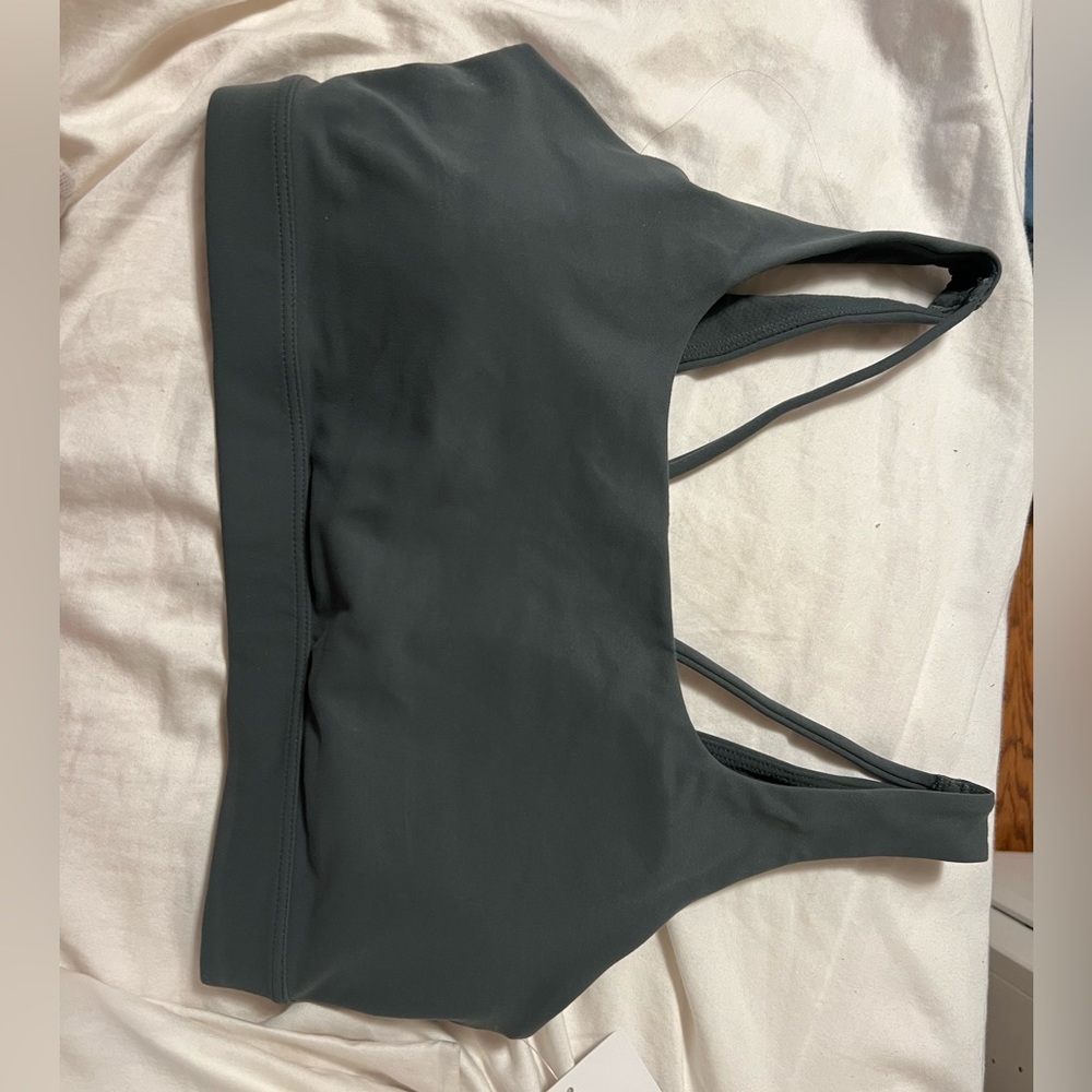 Athleta green sports bra